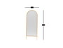 Hanah Home Espejo Cheval Dorado 100% Metal